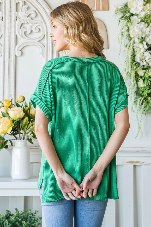 Solid Rib Tunic