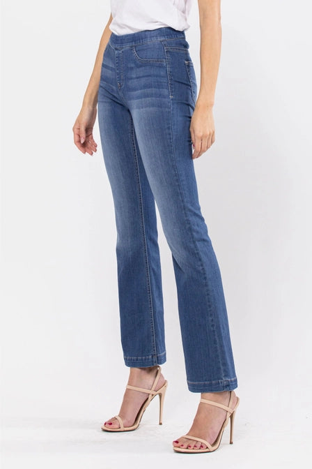 Cello Brand Medium Wash Flared Jeans