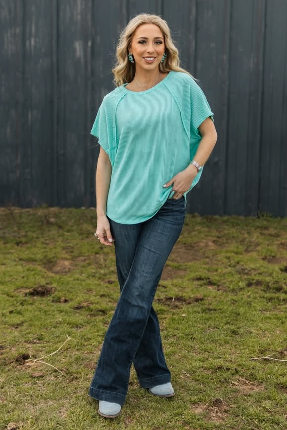 Knit Poncho Top