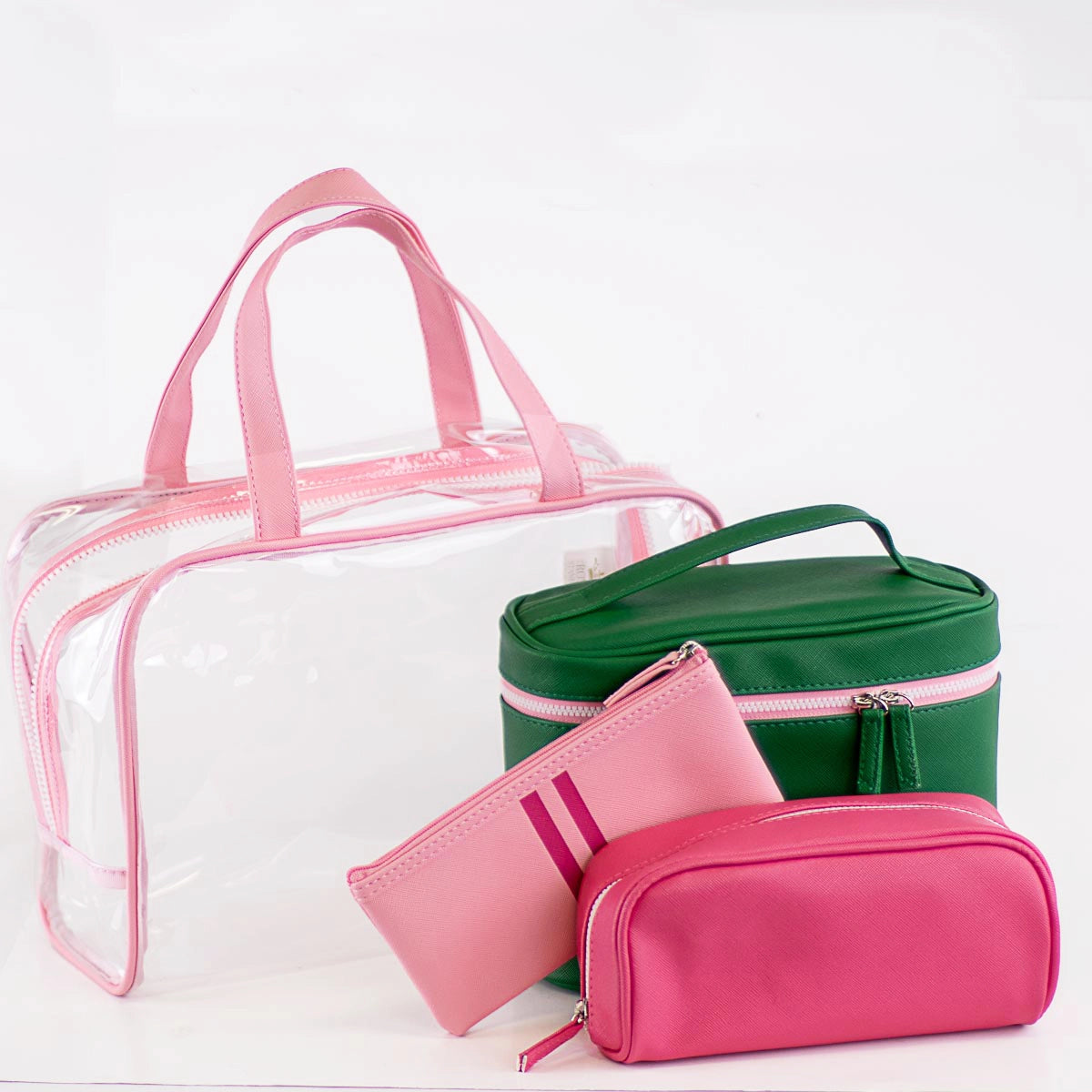 Livie Travel Gift Set Pink/Kelly 12x8x4.5