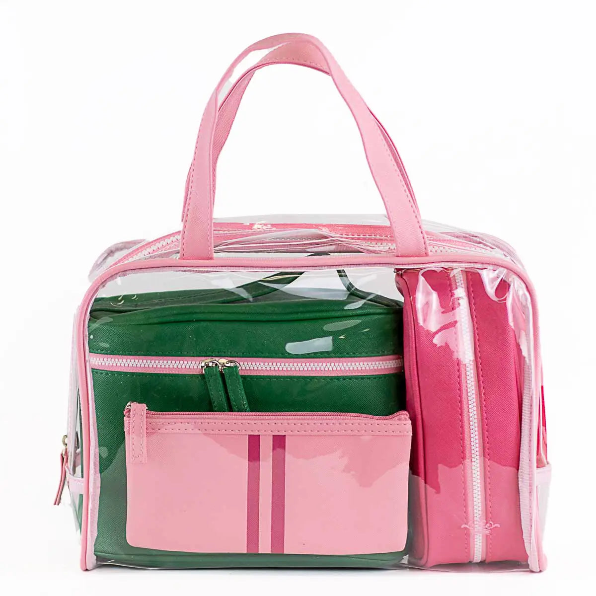 Livie Travel Gift Set Pink/Kelly 12x8x4.5
