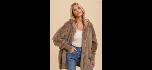 Faux Fur Hooded jacket