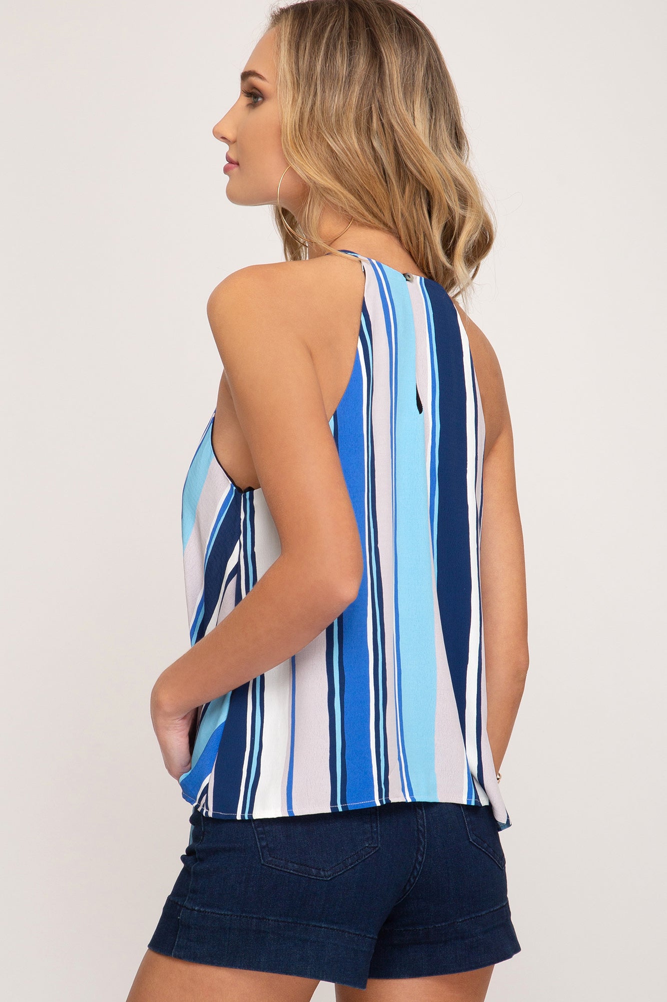 Striped Halter tank